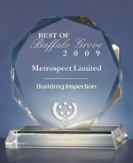 Best of Buffalo Grove 2009 Real Estate Inspection Award